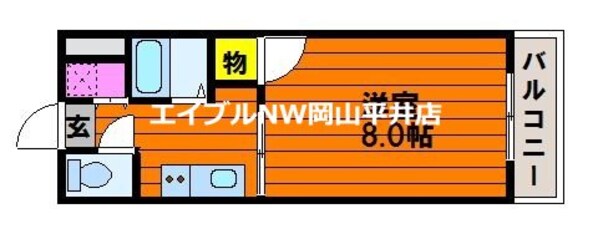 グリーンパーク賞田の物件間取画像